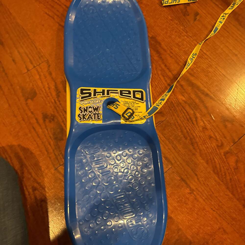 Blue Snow Skate